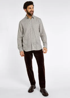 Connell Tattersall Check Shirt - Ox Blood