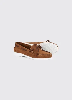 Coral Women’s dubarrylite™ Slip-On Deck Shoe - Chestnut