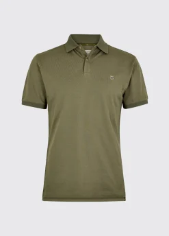 Courtney Men’s short sleeve polo - Kelp
