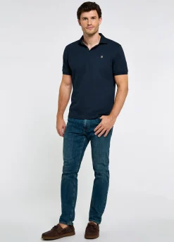 Courtney Men’s short sleeve polo - Navy