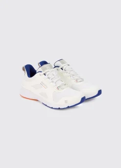 Cowes Men's waterproof trainer - White