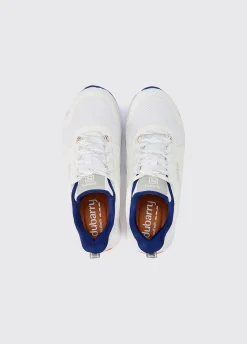 Cowes Men's waterproof trainer - White