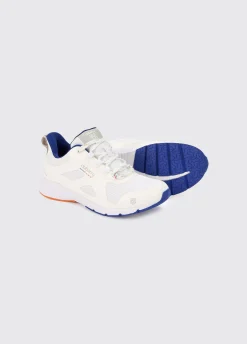 Cowes Women's waterproof trainer - White