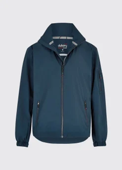 Croatia Men's Fleece-lined Crew Jacket - Navy