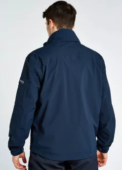 Croatia Men's Fleece-lined Crew Jacket - Navy