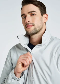 Croatia Men's Fleece-lined Crew Jacket - Platinum