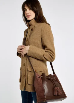 Doonbeg Cross-body bucket bag - Cedar