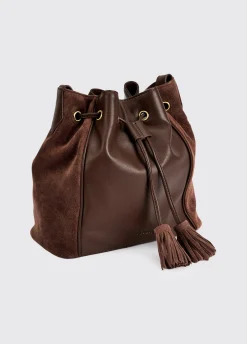 Doonbeg Cross-body bucket bag - Cedar