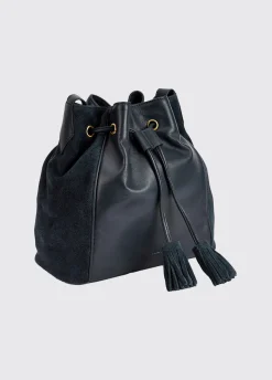 Doonbeg Cross-body bucket bag - Navy