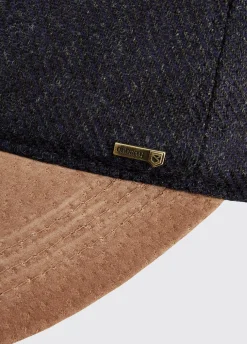 Dowd Mens Tweed Cap - Navy