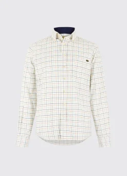 Drumcar Men’s tattersall check shirt - Indigo
