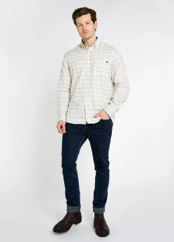 Drumcar Men’s tattersall check shirt - Indigo