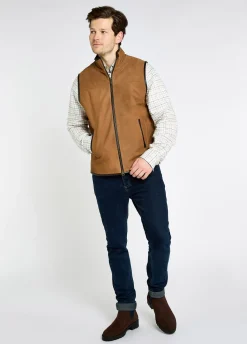 Dunhill Leather Gilet - Tan