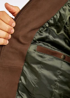 Dunhill Leather Gilet - Walnut
