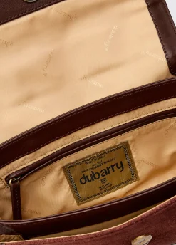 Eadestown Structured handbag in suede and leather - Cedar