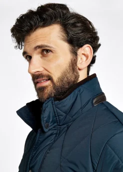 Farmley Men’s Quilted Jacket - Navy