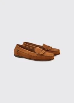 Florence Deck Shoe - Cognac