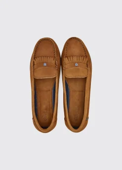 Florence Deck Shoe - Cognac
