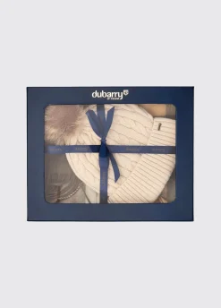 Foley Matching hat and scarf gift set - Dusky Green