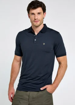 Forde Men’s activewear polo - Navy