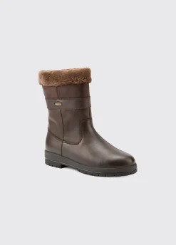 Foxrock Ladies Fur Lined County Boot - Mocha