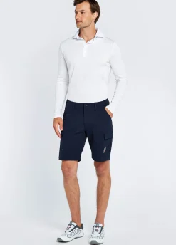 Freshford Mens Long-sleeved Polo - White