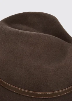 Frontier Fedora Hat - Brown