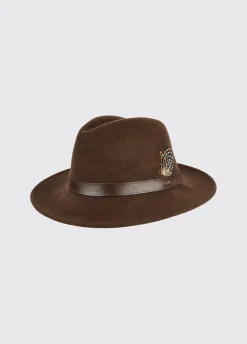 Gallagher Ladies Felt Hat - Bourbon