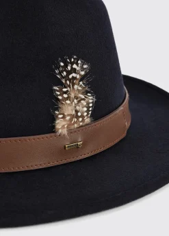 Gallagher Ladies Felt Hat - Navy