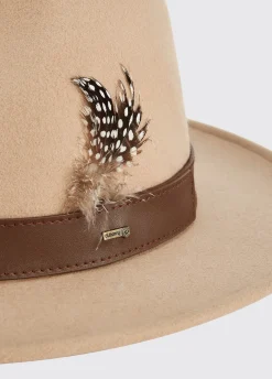 Gallagher Ladies Felt Hat - Sand