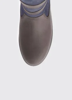 Galway Ladies ExtraFit™ Country Boot - Navy/Brown