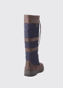 Galway Ladies SlimFit™ Country Boot - Navy/Brown