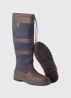 Galway Mens SlimFit™ Country Boot - Navy/Brown