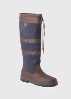 Galway Mens SlimFit™ Country Boot - Navy/Brown