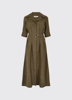 Gaynor Women’s Linen Dress - Khaki