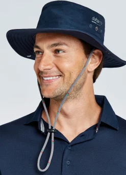 Genoa Brimmed Sun Hat - Navy