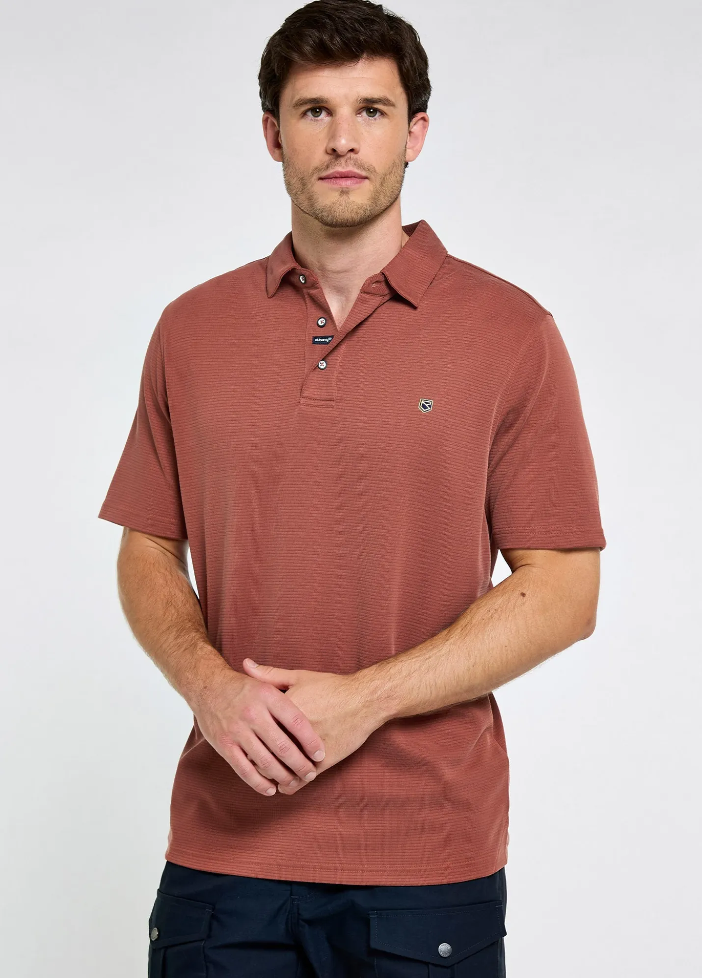 Gilligan Men’s Tencel™ Modal Polo - Rust