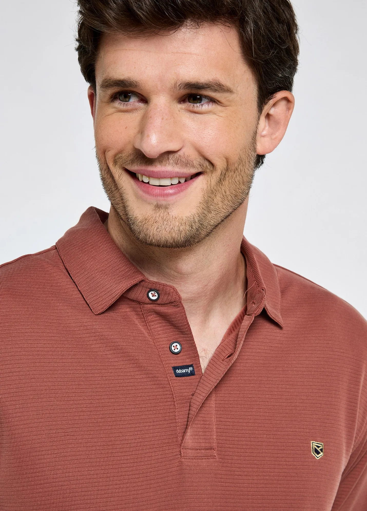 Gilligan Men’s Tencel™ Modal Polo - Rust