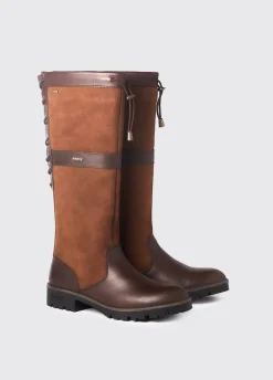 Glanmire Ladies Adjustable Calf Country Boot - Walnut