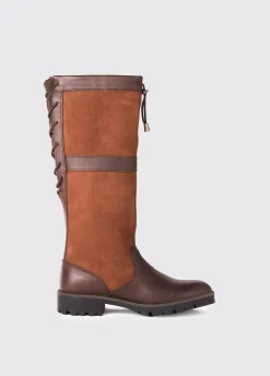 Glanmire Ladies Adjustable Calf Country Boot - Walnut