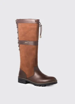 Glanmire Ladies Adjustable Calf Country Boot - Walnut