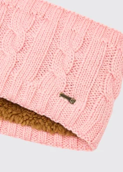 Gleeson Cable knit headband - Dusky Rose