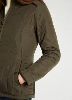 Glenfarne Women’s Quilted Jacket - Olive