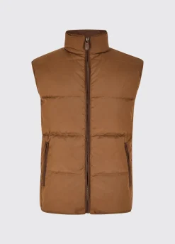 Graystown Mens Down-filled Gilet - Walnut