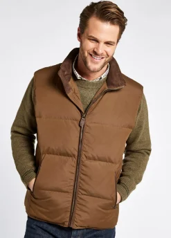 Graystown Mens Down-filled Gilet - Walnut
