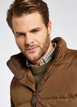 Graystown Mens Down-filled Gilet - Walnut