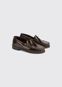 Harvard Ladies Casual Loafer- Mahogany