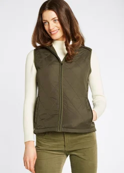 Heywood Women’s Quilted Gilet- Olive