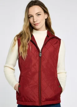 Heywood Women's Quilted Gilet - Red Pepper