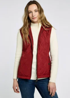 Heywood Women's Quilted Gilet - Red Pepper